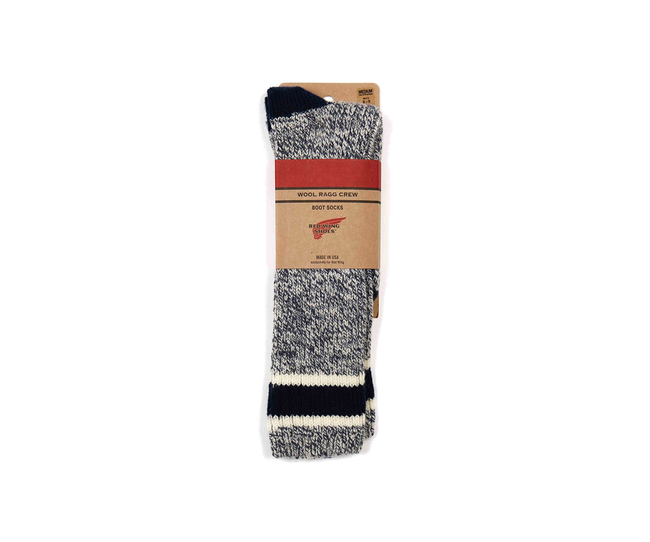 Wool Blend Ragg Crew Socks