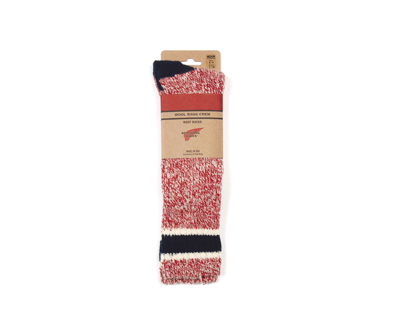Wool Blend Ragg Crew Socks